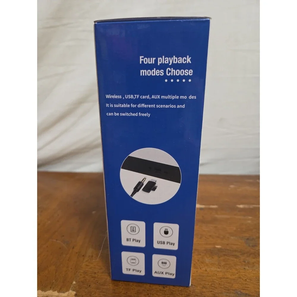 Smart Wireless Charging Table Lamp Multifunctional Bluetooth Speaker NIB New